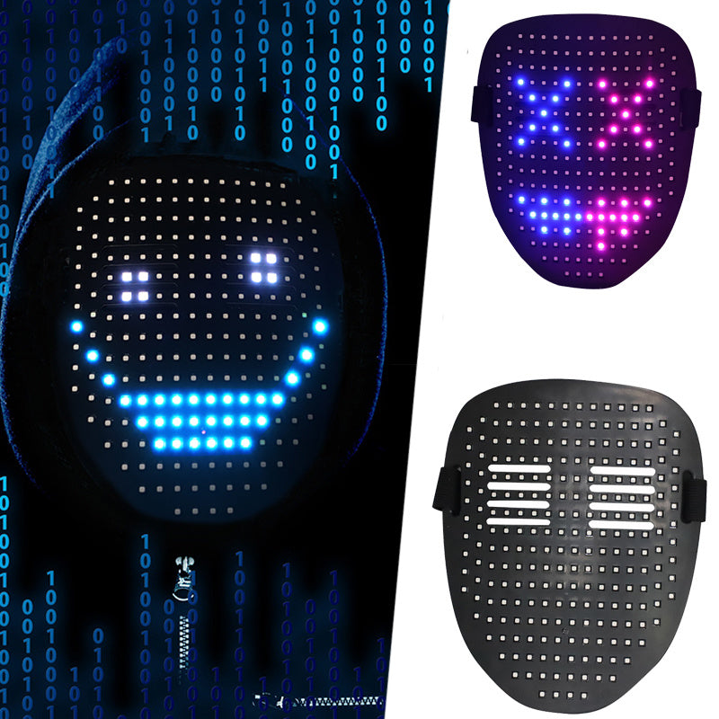 Led Mask Gesture Detecting Mask
