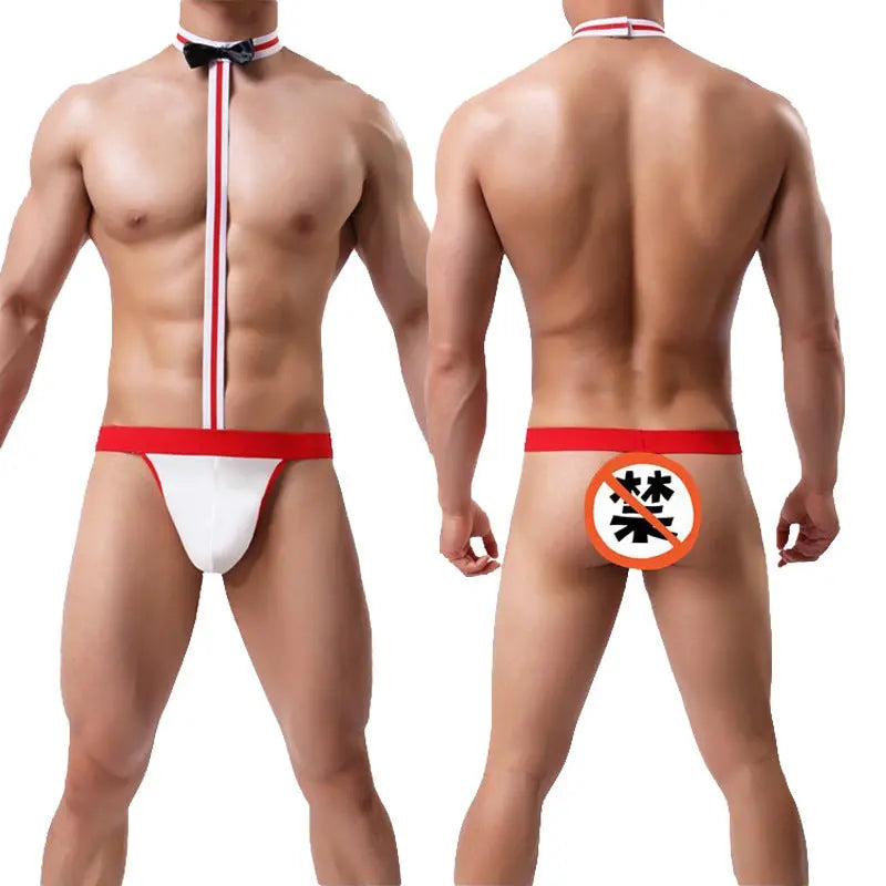 Suspenders and Neck Tie Go Kink