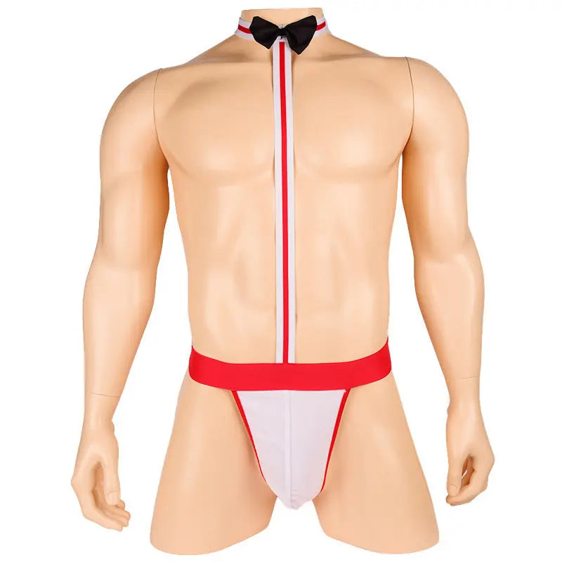 Suspenders and Neck Tie Go Kink