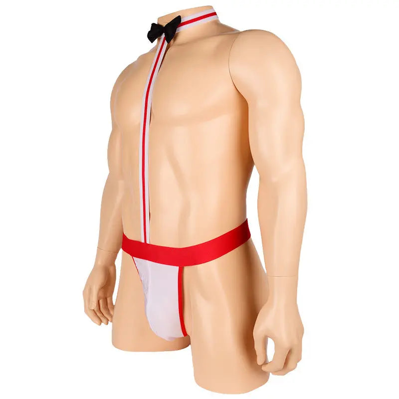 Suspenders and Neck Tie Go Kink