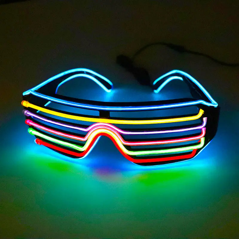 Multicolour LED Sunglasses Go Kink