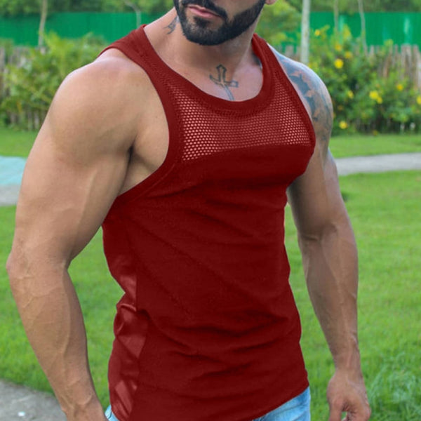 Men's U-neck Mesh Vest