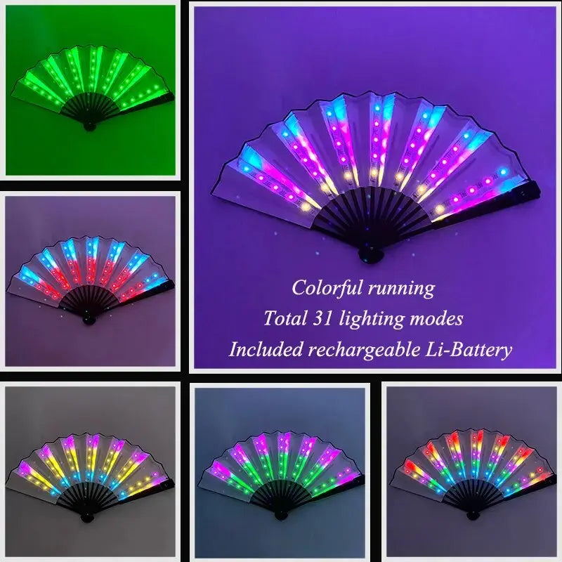 Luminous Folding LED Fan Go Kink!