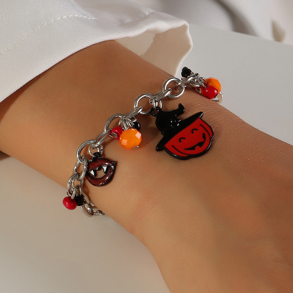 Pumpkin Style Bracelet and Necklace