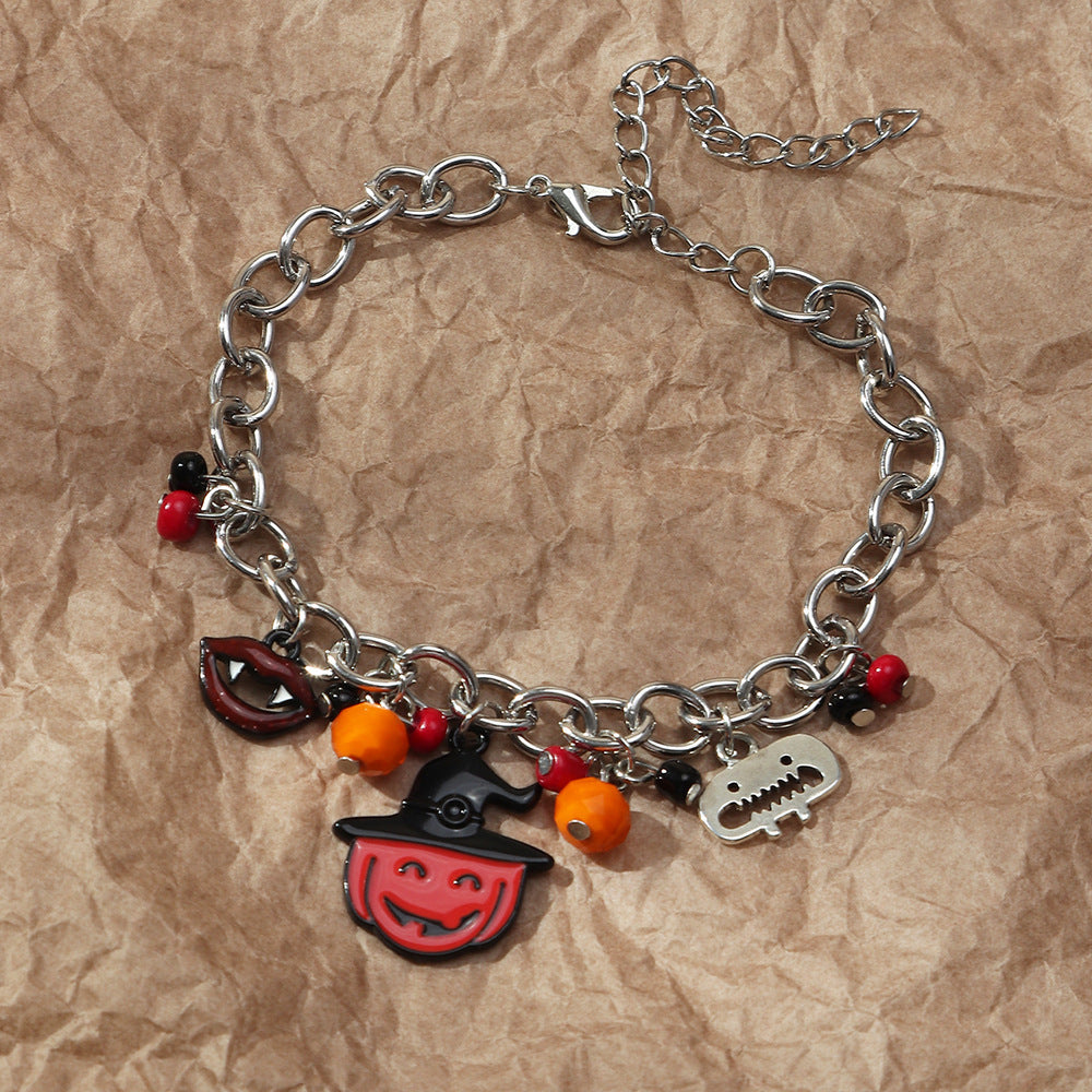 Pumpkin Style Bracelet and Necklace