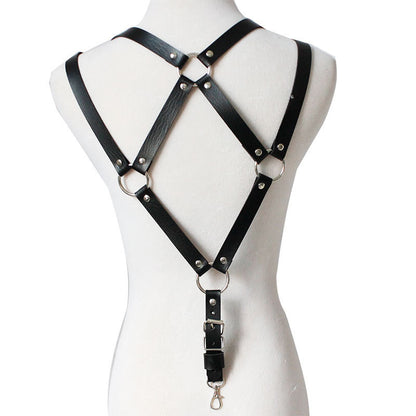 Adjustable Leather Torso Harness