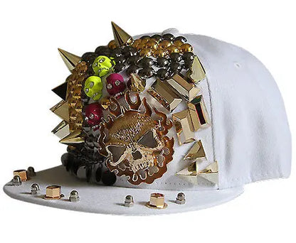 Flat Brim Rivet Baseball Cap Go Kink