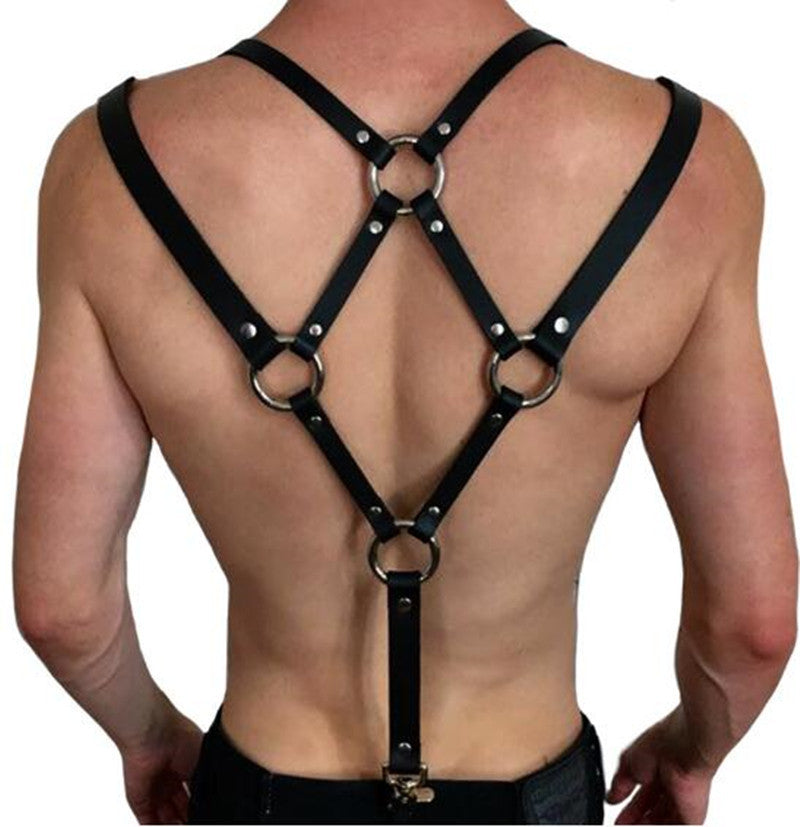 Adjustable Leather Torso Harness