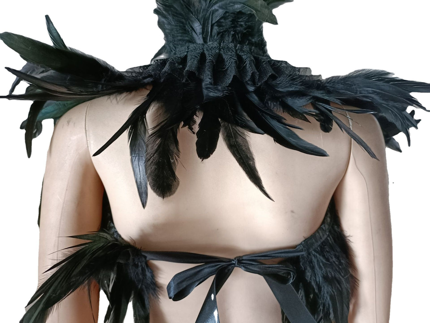 Multicolour Feather Cape