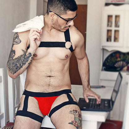 Chest and Jock Strap