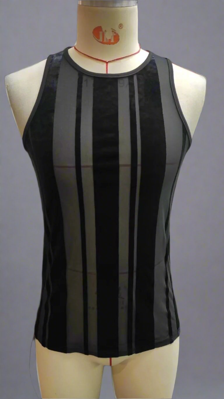 Vertical Pattern Mesh Vest