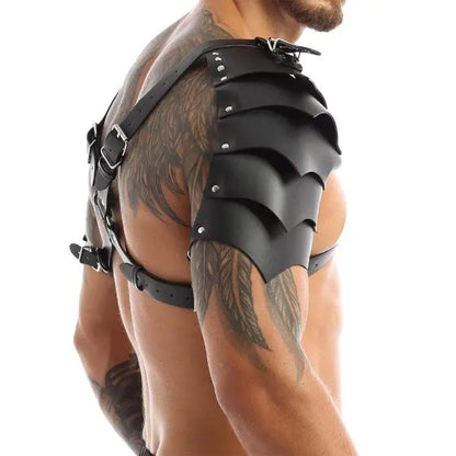 Leather Chest and Shoulder Armour Go Kink