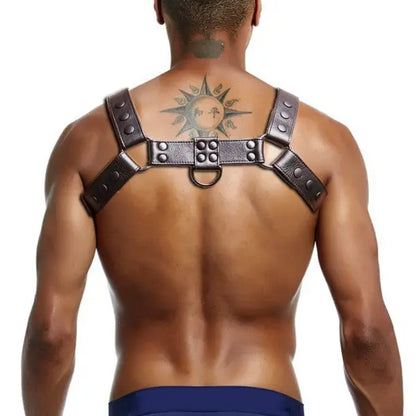 Leather Bulldog Chest Harness Go Kink