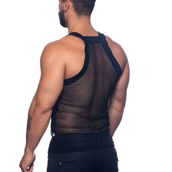 Wide-brimmed Mesh Vest Go Kink