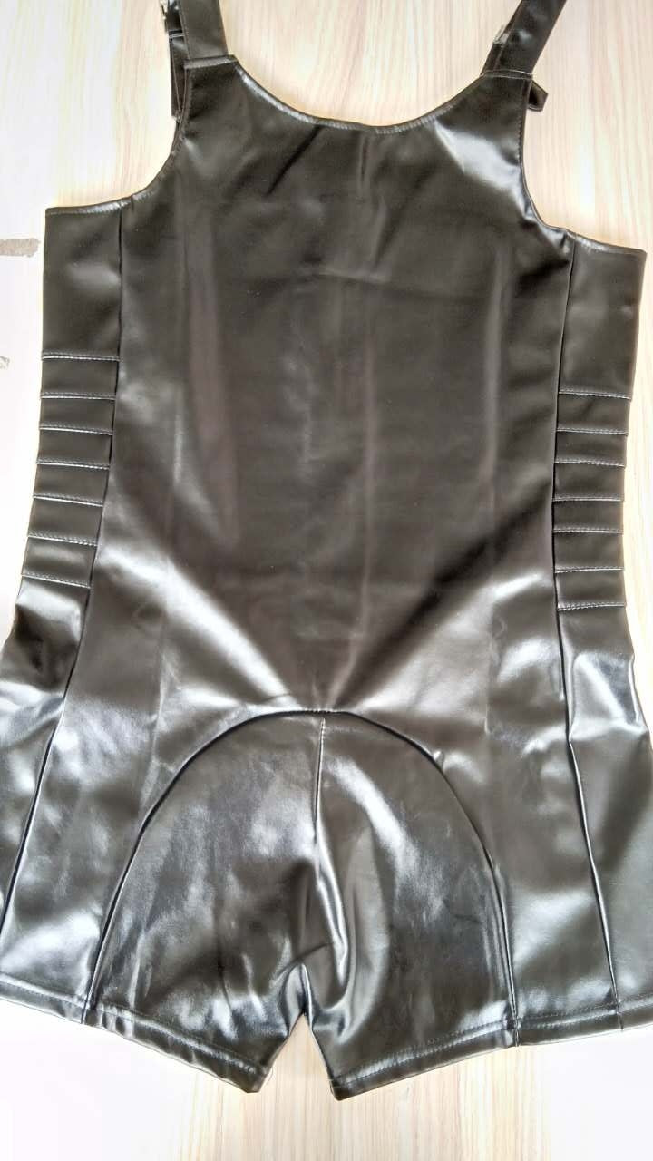 Men's Leather Bodysuit