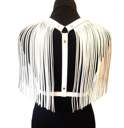 Leather Shoulder Tassel Harness