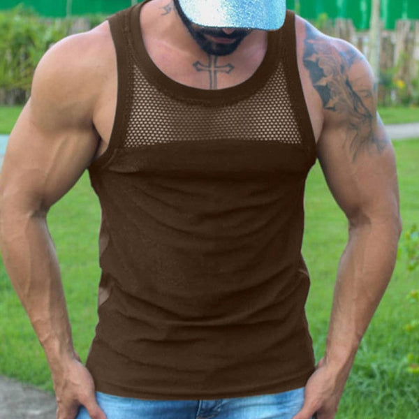Men's U-neck Mesh Vest