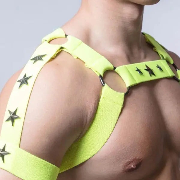 Fluorescent Chest Harness Go Kink