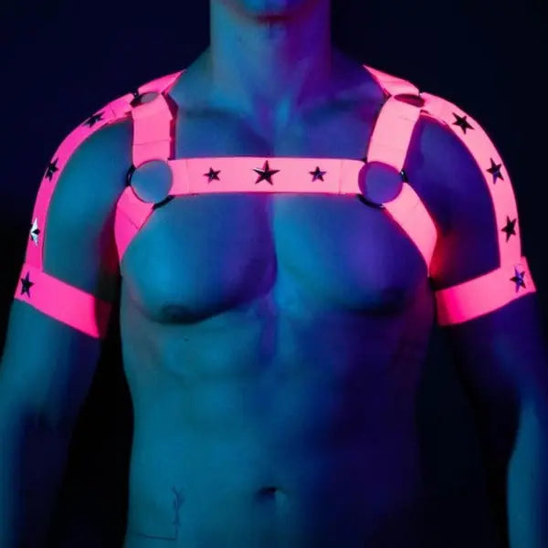 Fluorescent Chest Harness Go Kink