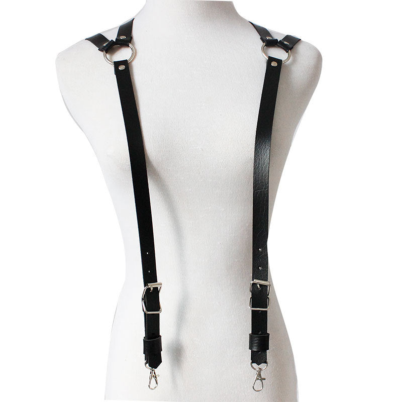 Adjustable Leather Torso Harness