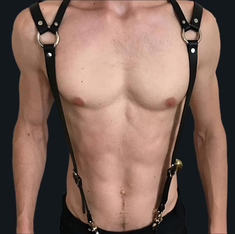 Adjustable Leather Torso Harness