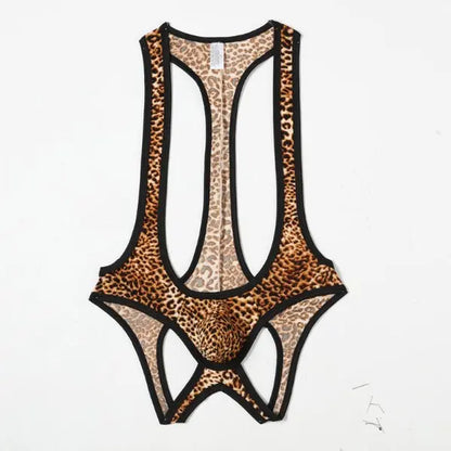 Leopard Print Wrestling Bikini Go Kink