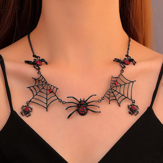 Spider Web Necklace