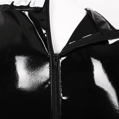 Mens Leather Waitress Outfit