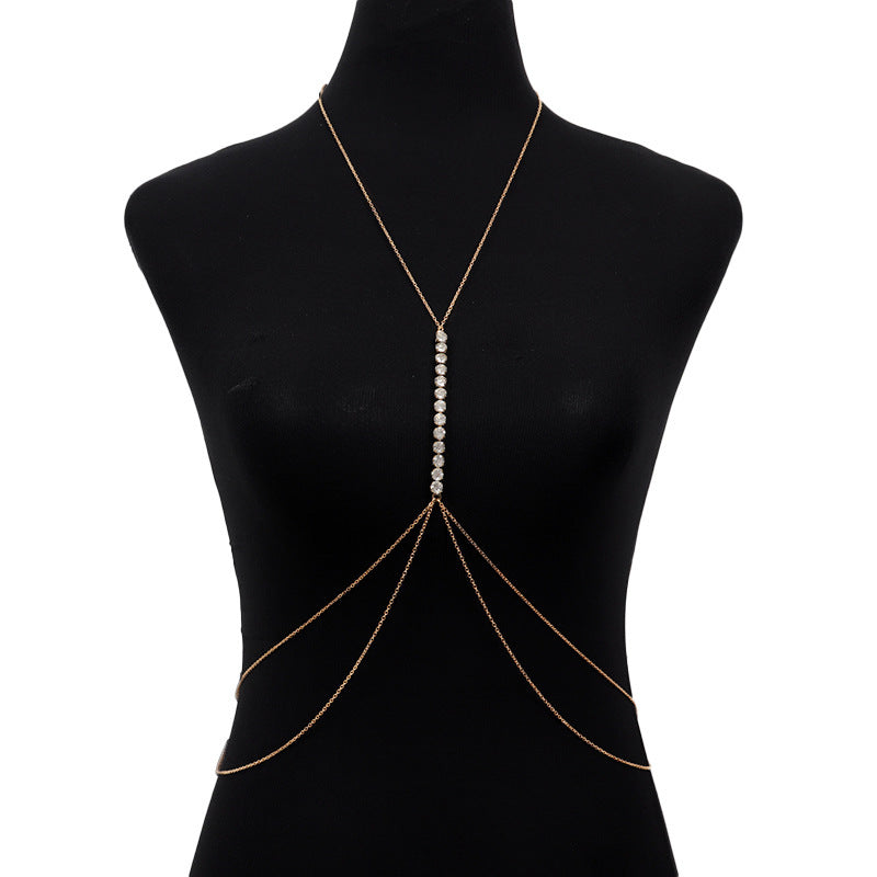 Gold and Silver Body Chain