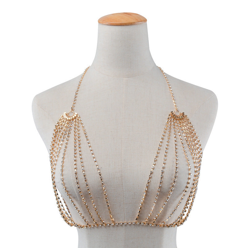 Crystal Bra Chain