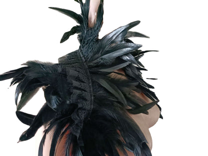 Multicolour Feather Cape