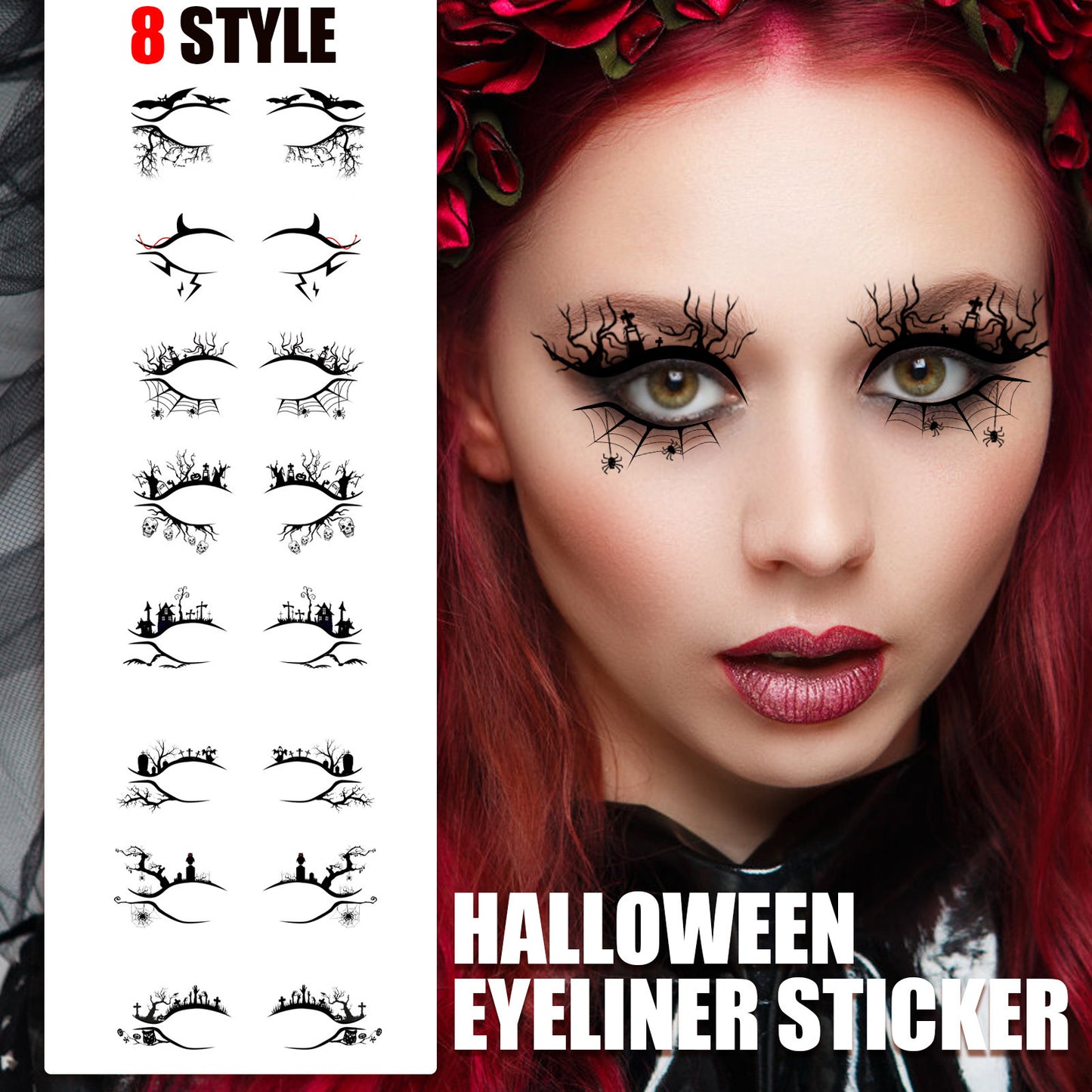 Halloween Eyeliner Stickers