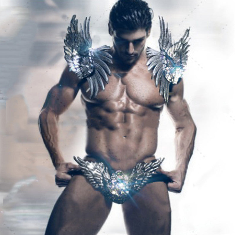 Sexy Glistening Angel Costume