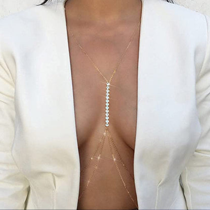 Gold and Silver Body Chain