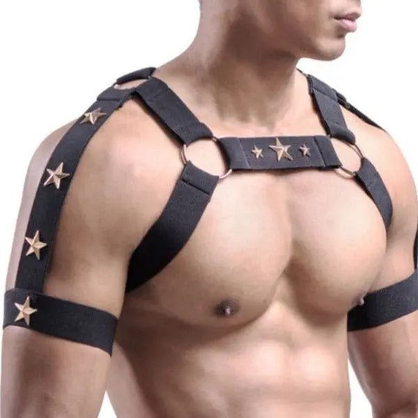 Fluorescent Chest Harness Go Kink