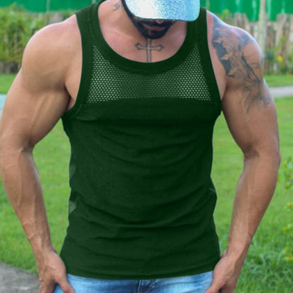 Men's U-neck Mesh Vest