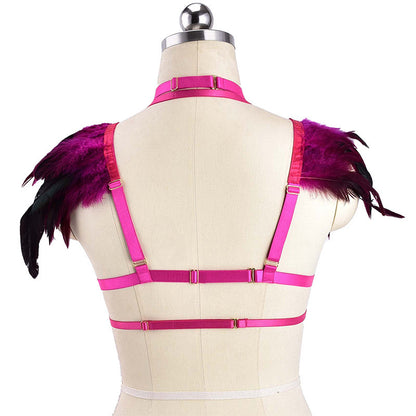 Colorful Feather Harness