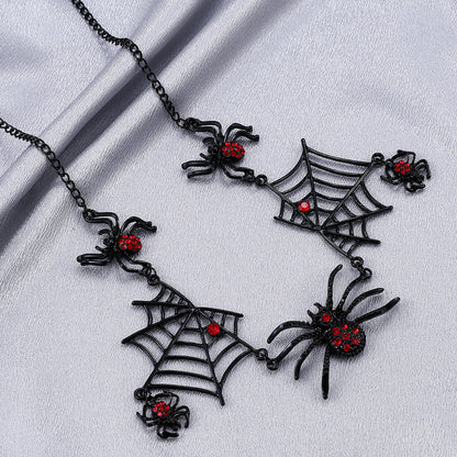 Spider Web Necklace
