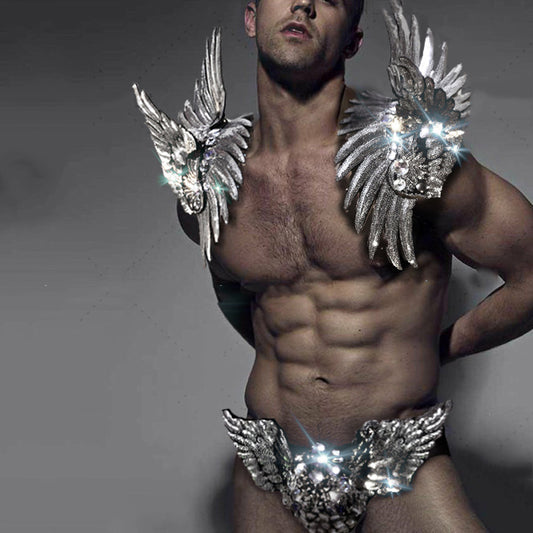 Sexy Glistening Angel Costume