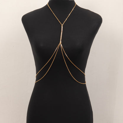 Gold and Silver Body Chain