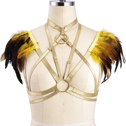 Colorful Feather Harness