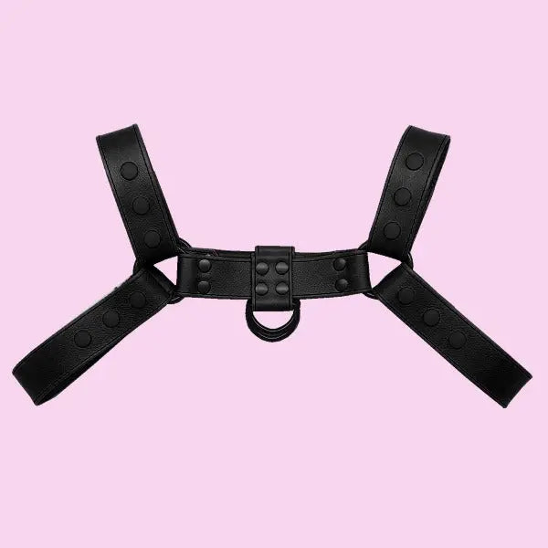 Leather Bulldog Chest Harness Go Kink