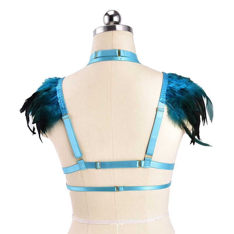 Colorful Feather Harness