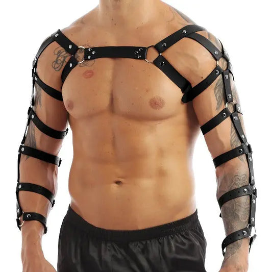 Mens Muscle Cage Harness Go Kink