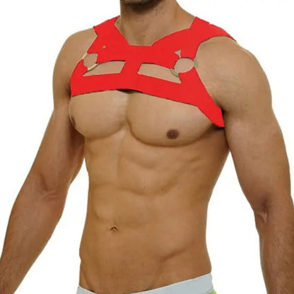 Multicolour Chest Harness Go Kink