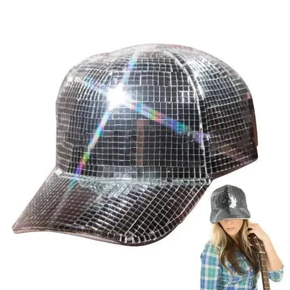 Mirror Ball Baseball Hat Go Kink!